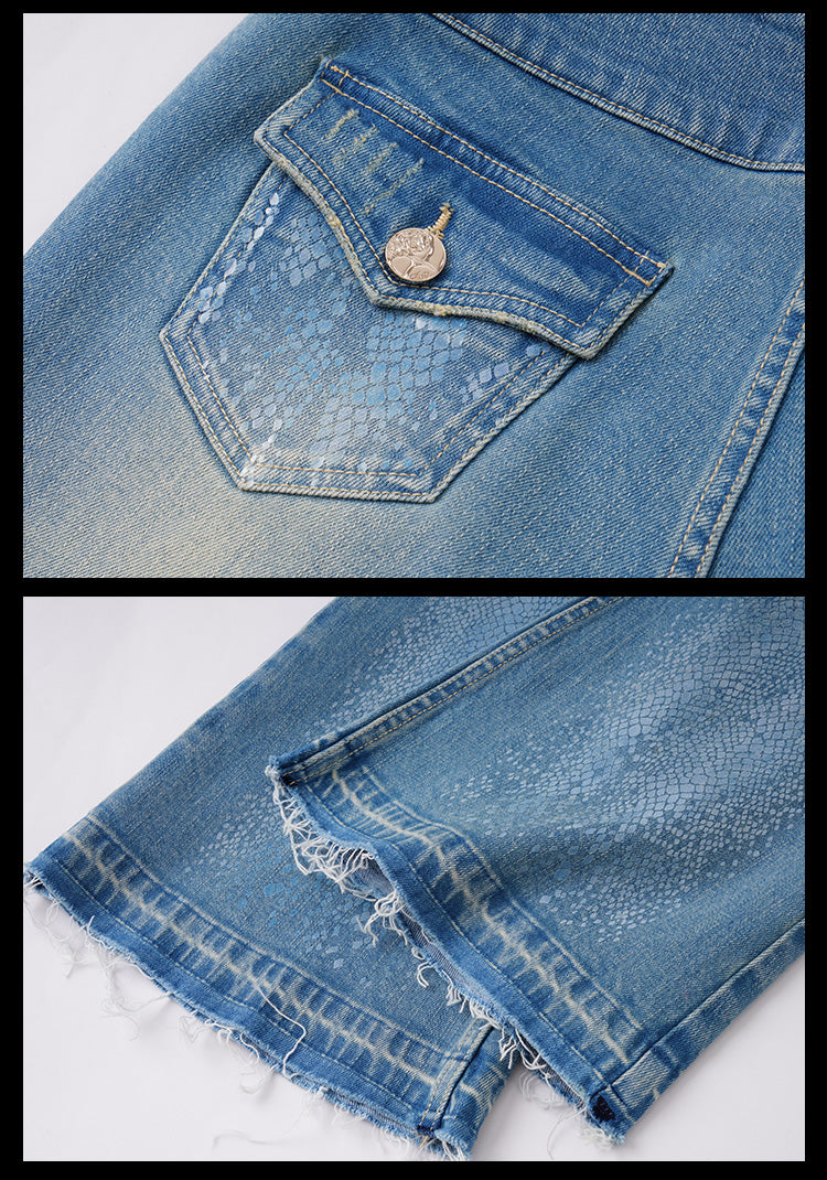 VTG 90s 00s Y2K GLITTER Flare Low Rise Jeans Size 3/4 27